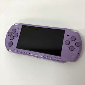 《ジャンク》PSP-3000 はじめようアイルー村パック ライラック・パープル 本体のみ/PSP/モンハン/店頭/他併売《ゲーム・山城店》I1070