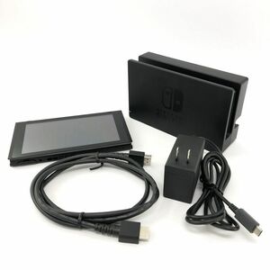  Nintendo switch initial model body *dok set (dok* adapter *HDMI cable ) only /2017 year made selling together { game * mountain castle shop }U852