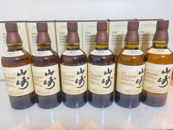 山崎NV100周年記念ラベル6本セット カートン付