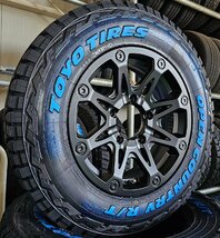 5月入荷 ジムニー JB23 JB64 JA12 JA11 タイヤホイール 16インチ BDX08 TOYO オープンカントリーR/T 185/85R16 ホワイトレター 新品4本_画像1