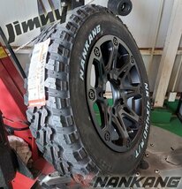 5月入荷 ジムニー JB64 JB23 JA BDX08 ナンカン FT9 175/80R16 タイヤホイールセット 16インチ マッドタイヤ ホワイトレター_画像7