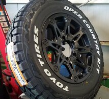 5月入荷 New!!Bounty Collection BDX08 ジムニー トーヨー オープンカントリー R/T 185/85R16 タイヤホイールセット 16インチ ホワイトレタ_画像3