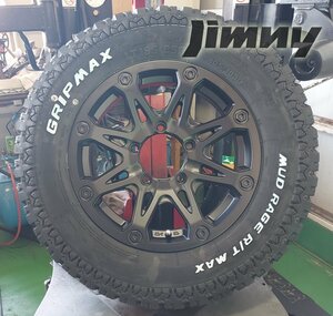 5月入荷 ジムニー JB64 JB23 JA BDX08 グリップマックス 185/85R16 タイヤホイールセット 16インチ マッドレージ RT ホワイトレター