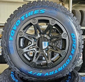 5月入荷 ジムニー JB23 JB64 JA12 JA11 タイヤホイール 16インチ BDX08 TOYO オープンカントリーR/T 185/85R16 ホワイトレター 新品4本