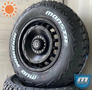 ラングラーJK JL 4本セット 新品 17インチ タイヤホイールセット 265/65R17 265/70R17 モンスタタイヤ マッドウォーリア SwaGGer