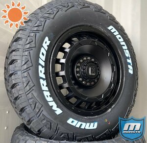 ラングラーJK JL 4本セット 新品 17インチ タイヤホイールセット 265/65R17 265/70R17 MONSTA MUDWARRIOR ホワイトレター SwaGGer