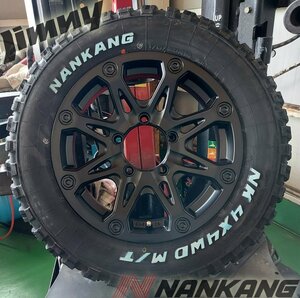 5月入荷 ジムニー JB64 JB23 JA BDX08 ナンカン FT9 175/80R16 タイヤホイールセット 16インチ マッドタイヤ ホワイトレター