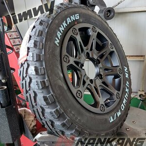 5月入荷 ジムニー JB64 JB23 JA BDX08 ナンカン FT9 175/80R16 タイヤホイールセット 16インチ マッドタイヤ ホワイトレター