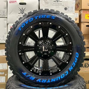 車検対応 夏タイヤセット 4本組 タイヤホイールセット 16インチ ハイエース 200系 TOYO OPENCOUNTRY RT 215/65R16 DeathRock