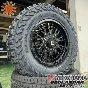 夏タイヤセット 4本組 プラド ハイラックス パジェロ サーフ 17インチ ヨコハマ ジオランダー MT 265/65R17 265/70R17 PreDator