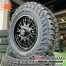 ラングラーJK JL 17インチ 背面用付き（5本セット）タイヤホイールセット ヨコハマ ジオランダー G003 MT 285/70R17 265/70R17 PreDator_画像2