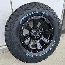 サバーバン タホ H3 シルバラード 17インチ タイヤホイール 4本セット BF Goodrich オールテレーン KO2 265/65R17 265/70R17 DeathRock_画像5