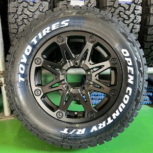 5月入荷 【4本セット】ジムニー タイヤホイールセット JB23 JB64 16インチ 185/85R16 トーヨー オープンカントリーRT BDX08 ホワイトレター