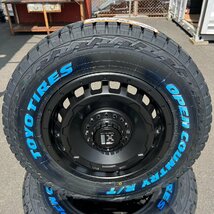 ジムニー シエラ JB74 新品4本タイヤホール トーヨータイヤ オープンカントリーRT 185/85R16 16インチ SwaGGer スワッガー ホワイトレター_画像8