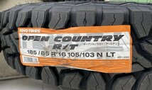 5月入荷 ジムニー タイヤホイール 16インチ BDX08 TOYO オープンカントリーR/T 185/85R16 ホワイトレター 新品4本セット_画像10