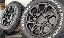 5月入荷 新品!!安心梱包 BDX08 ジムニー専用 トーヨー オープンカントリー RT 185/85R16 タイヤホイールセット 16インチ ホワイトレター_画像5