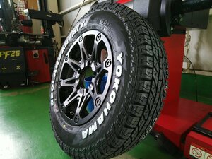 5月入荷 YOKOHAMA ジオランダー AT 185/85R16 ジムニー タイヤホイールセット Bounty Collection BDX08 16インチ 新品4本セット