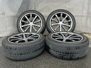 中古 ドン・コルレオーネ ランドフォース 20インチ タイヤホイール4本セット ブリジストン エコピア 255/45R20 アウトランダー ハリアー