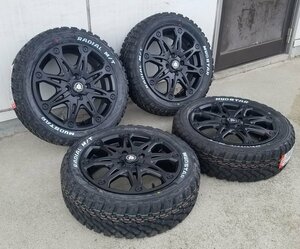 タフト スペーシアギア デリカミニ マッドスター ラジアル MT 165/65R15 タイヤホイール 15インチ ホワイトレター