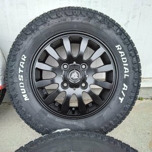 軽自動車 アクティ タイヤホイールセット マッドスター ラヂアル AT 145/80R12 MUD-Xⅱ 12インチ