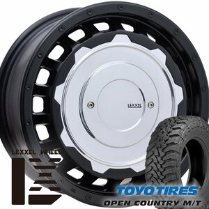 RAV4 CX5 エスクード デリカD5 エクストレイル LEXXEL SwaGGer Oldstyle トーヨーオープンカントリーMT 225/75R16 タイヤホイール 16インチ