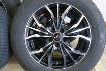 ★WEDS レオニスLV☆2023年製 ECOPIA 195/65R15☆6J 45 PCD100 5H★管理4186_画像5