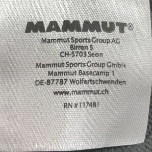 ■ MAMMUT マムート ■ マンモス ロゴ 刺繍 ハーフ ナイロン トレッキング パンツ グレー系 Sの画像7