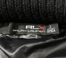 ● RLX Polo Ralph Lauren アール エル エックス ポロ ラルフローレン ● ウール 切替 中綿入 ゴルフ ナイロン ジャケット ブラック S_画像5