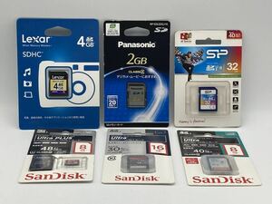 ★送料無料★未開封 SD SDHC microSDHCカード 6点 SanDisk Panasonic 他 3003B