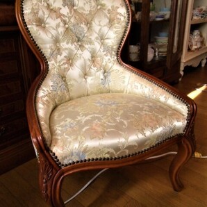 イタリー ヴィンテージ 高級チェア 椅子 ソファーの画像1