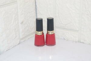  new goods unused [A] free shipping Revlon nails enamel 680 2 piece set ⑤