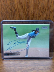 大谷翔平のチームメイト　tyler glasnow 2021 topps baseball stadium club auto MLB 直筆サインカード　ドジャースのエース