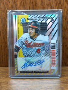 ryan motntcastle 2021 topps baseball bowman chrome auto RC MLB １００シリ　直筆サインカード　ssp