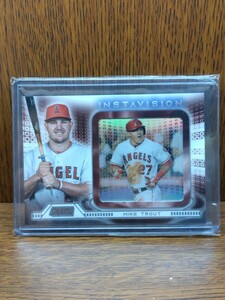 mike trout 2021 topps baseball stadium club MLB ssp ケースヒット　instavision