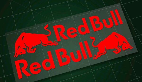 ★赤反射★　 Redbull レッドブル 車ステッカー バイクステッカー ヘルメットステッカー スポーツ BMX デカール