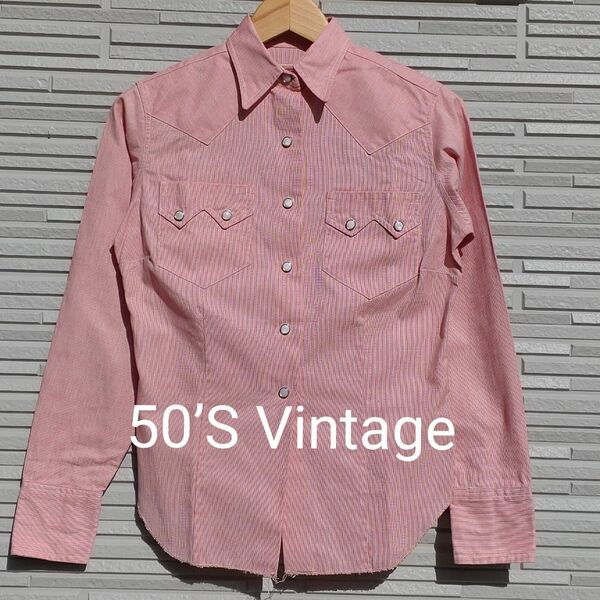 【50'S・Vintage】BUCK JONES・WESTERN SHIRT