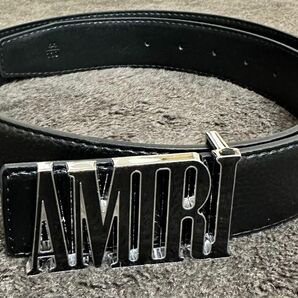 AMIRI ベルト 黒革