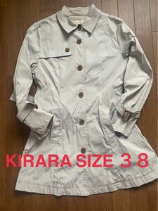 KIRARAレディーストレンチコート防水３８番