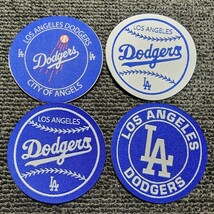 4点セット　新品　アイロンワッペン　パッチ　野球　 Los Angeles Dodgers 大谷翔平　山本由伸　ロサンゼルス　ドジャース　LA　ブルー　_画像1