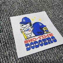 新品　アイロンワッペン　野球　 Los Angeles Dodgers 大谷翔平　Shotime　ロサンゼルス　ドジャース　スヌーピー パッチ　_画像4