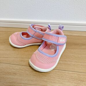 VANS ベビーサンダル シューズ ピンク 12.5cm