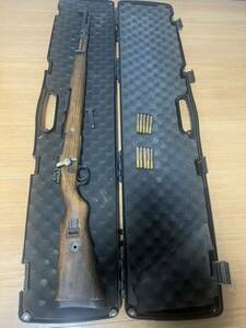 マルシン　Kar98k 8mm 予備クリップ2セット付き　ジャンク　ガスガン リアルウッド カート式