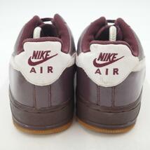 NIKE AIR FORCE 1 07 LE DEDP BURGUNDY GUM ナイキ エアフォース スニーカー 26cm ブラウン ストリート 315122-610 完売モデル_画像10