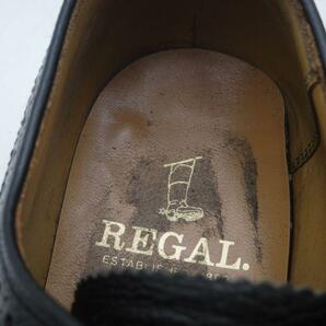 REGAL リーガル レザーシューズ ビジネスシューズ 23cm ブラック 本革 ウイングチップ アメカジの画像10