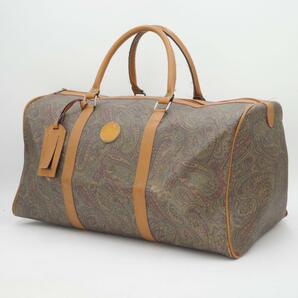 ETRO エトロ ボストンバッグ トラベルバッグ ペイズリー柄 旅行カバン クリーニング済みの画像1