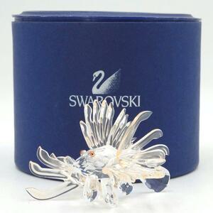 SWAROVSKI スワロフスキー ライオンフィッシュ 置物 オブジェ 2005年 廃盤 クリスタル