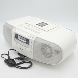Panasonic パナソニック ポータブルステレオCDシステム ラジカセ RX-D45 ホワイト オーディオ機器 動作確認済み