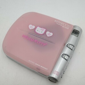 KENWOOD ケンウッド HELLO KITTY ハローキティ ポータブルCDプレーヤー DPC-KT103 ピンク 現状品の画像1