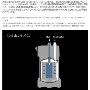 ★Amway アムウェイ BathSpring バスルーム浄水器 259353J 未使用 定価約13万円 横浜発★の画像10