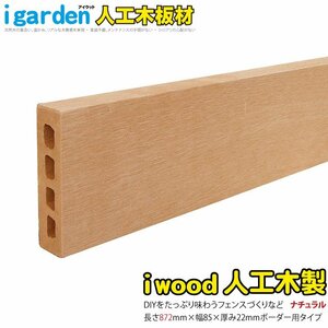 igarden* I wood * border fence board material 90 872mm×85mm×22mm* natural * resin made * eyes ..* human work tree *.* bulkhead .*..*DIY